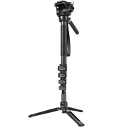 SmallRig 6625 - profesjonalny monopod Carbon z głowicą video i podstawą (5-sekcyjny, 64-170cm)